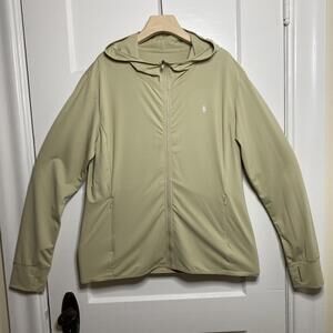 Soothfeel UPF Sun Protection Zip-Up Hoodie Womens XL Lightweight Oudoor Hiking